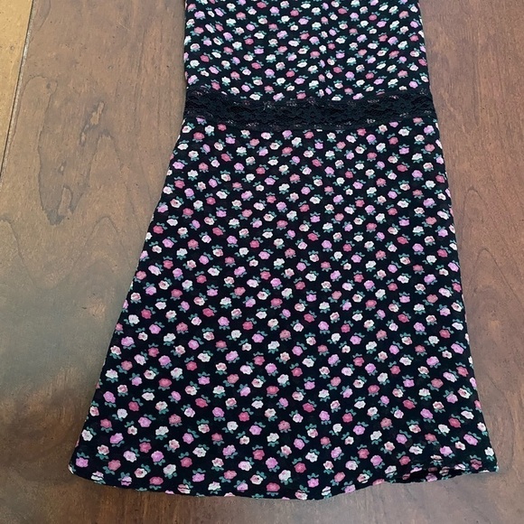 Karen Kane 100% Silk Boho Floral Lace Bell Sleeve Blouse | Size S - Picture 8 of 11